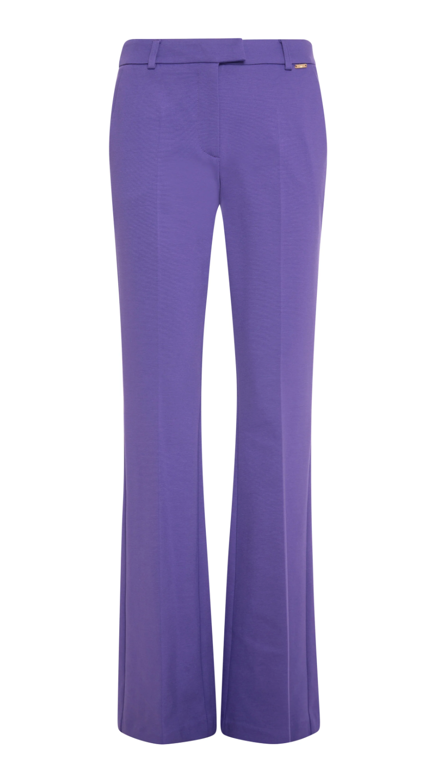 Maya Purple Bootcut Trousers