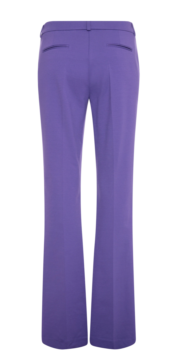 Maya Purple Bootcut Trousers