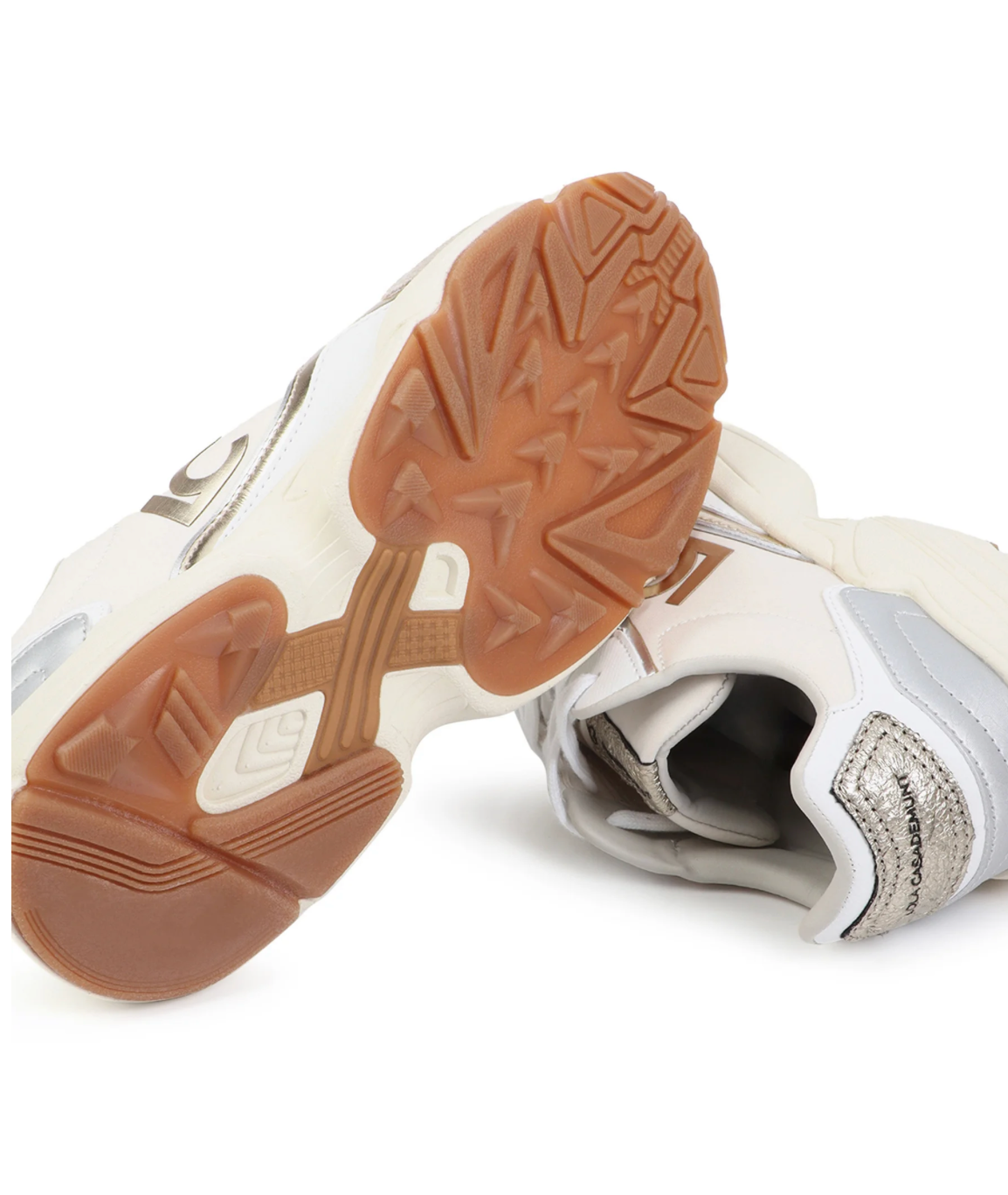 Lola Cream & Gold Trainer