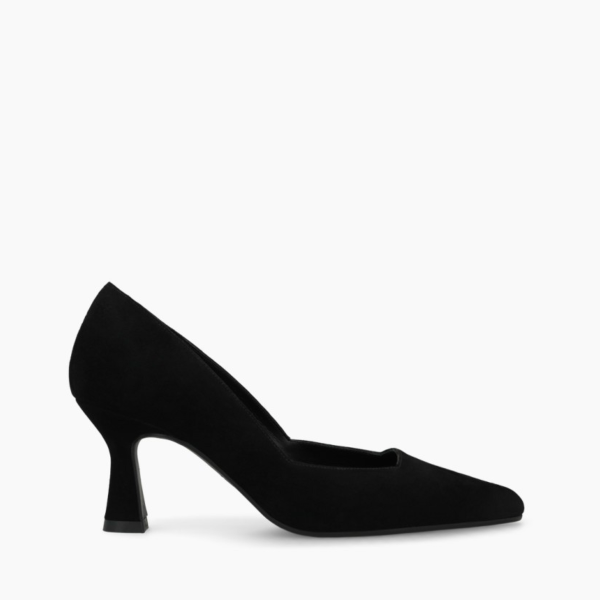 Lodi Genius Black Suede Low Heel