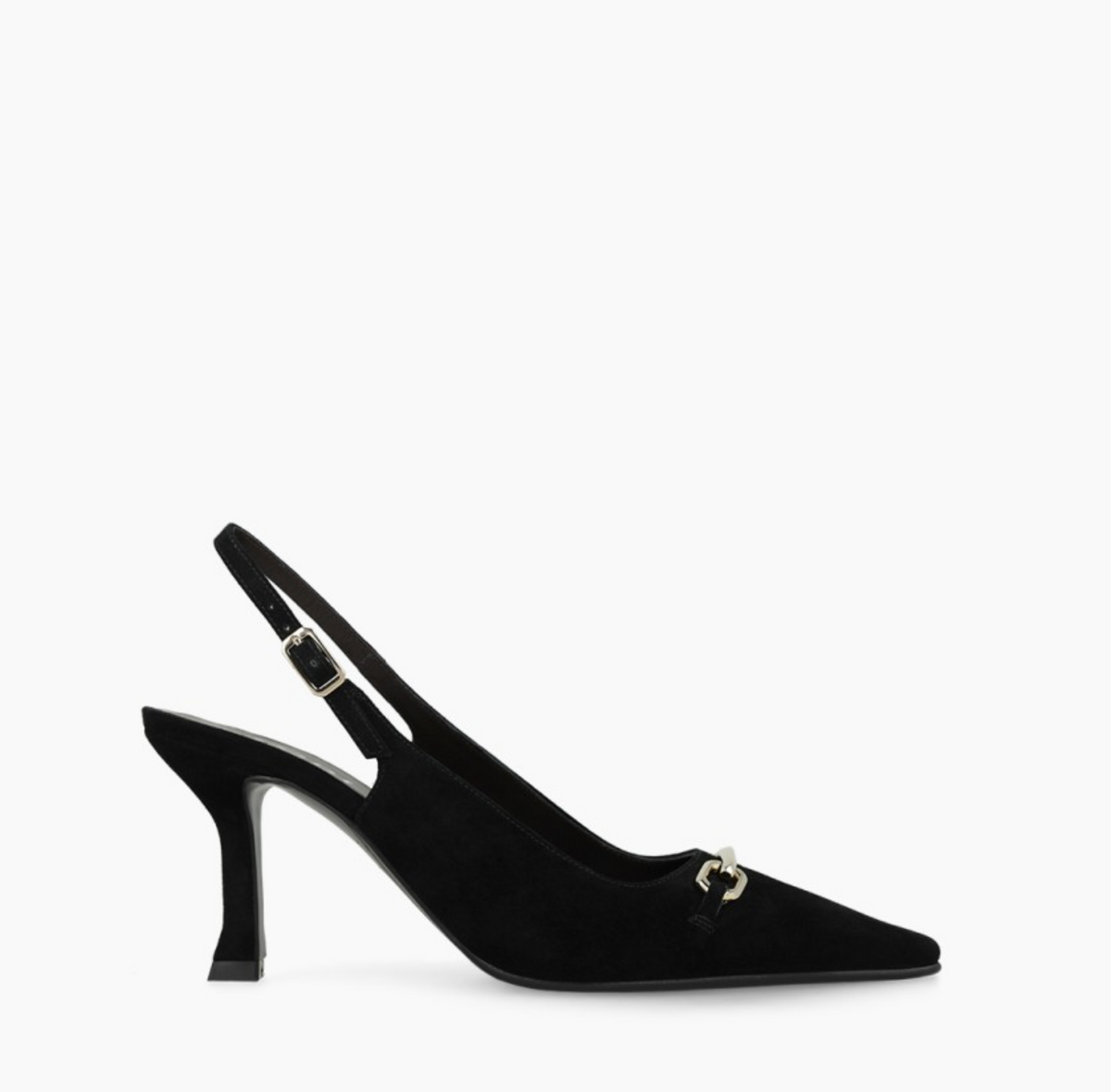 Lodi Pascal Black Slingback Heel
