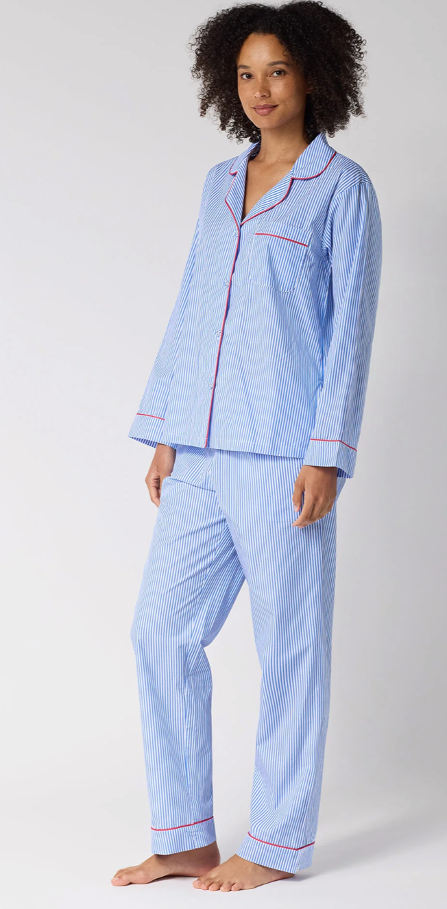 Ciara French Stripe Pyjama Set