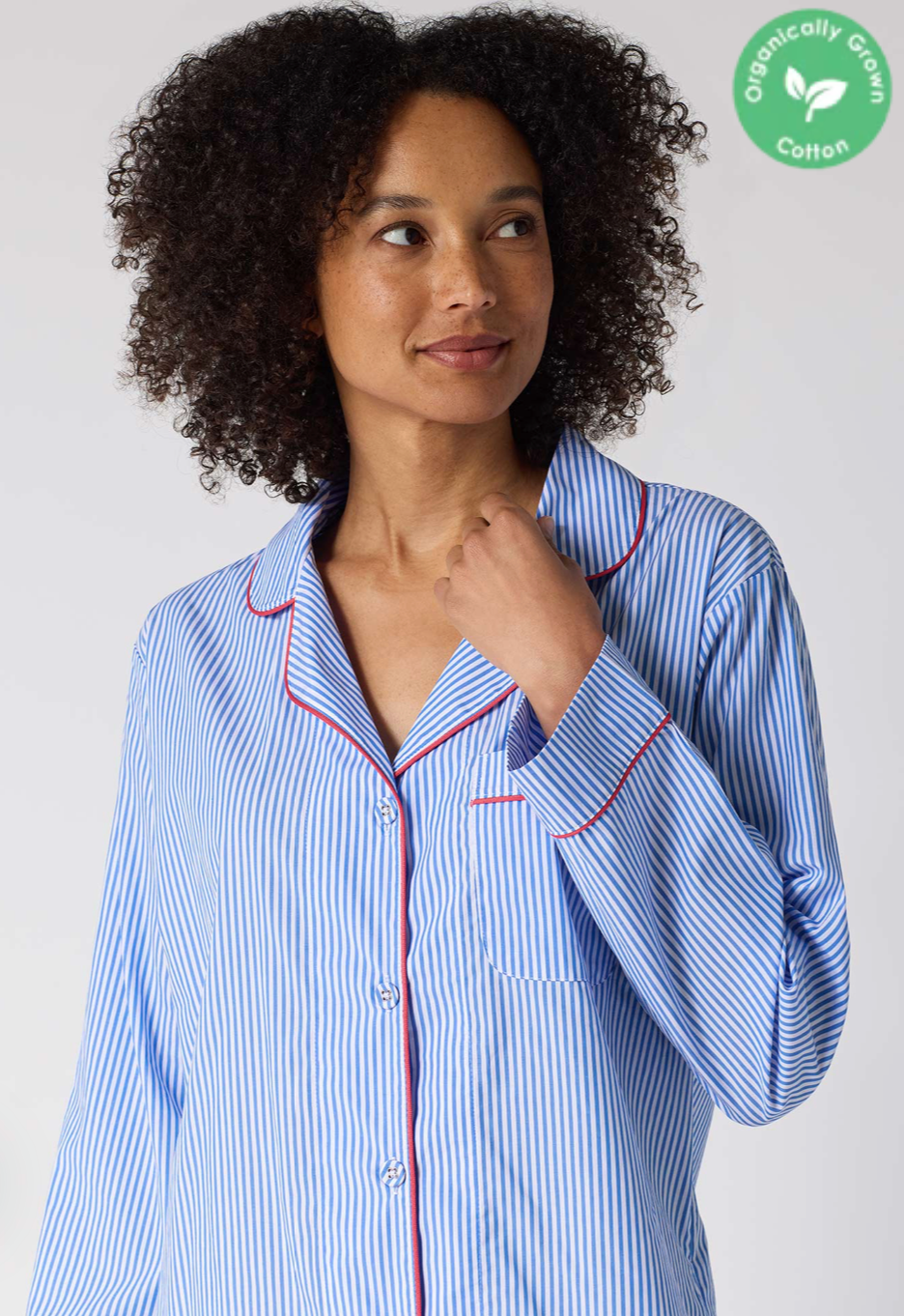 Ciara French Stripe Pyjama Set