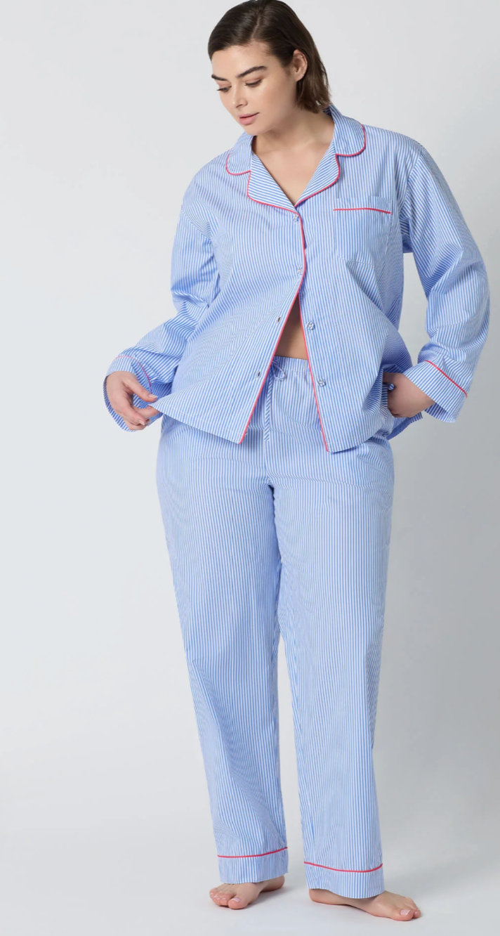 Ciara French Stripe Pyjama Set