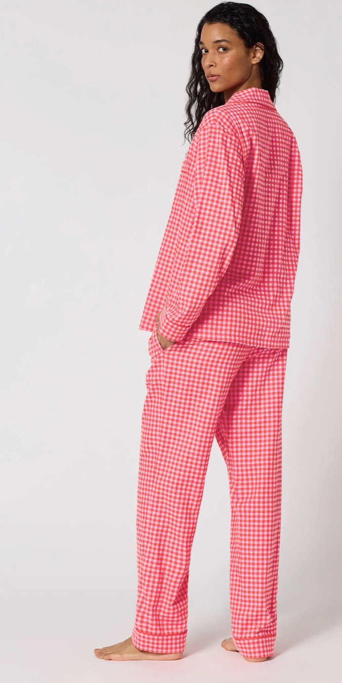 Devin Red Gingham Pyjama Set