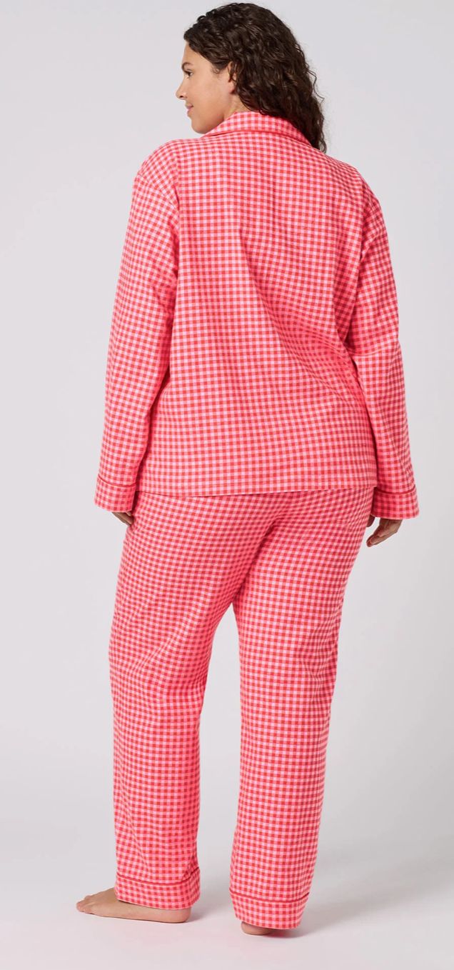 Devin Red Gingham Pyjama Set