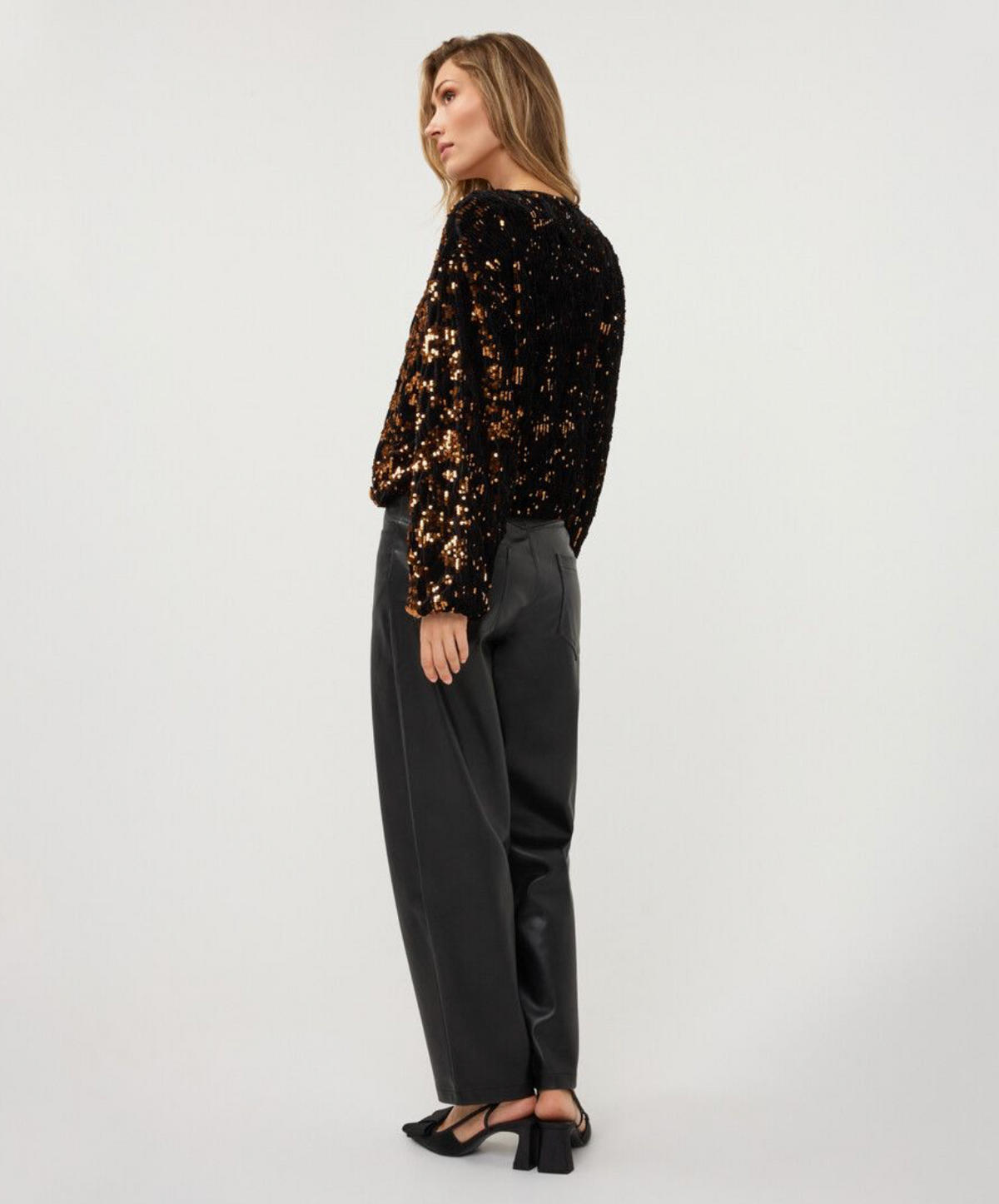 Christina Black Sequin Jacket