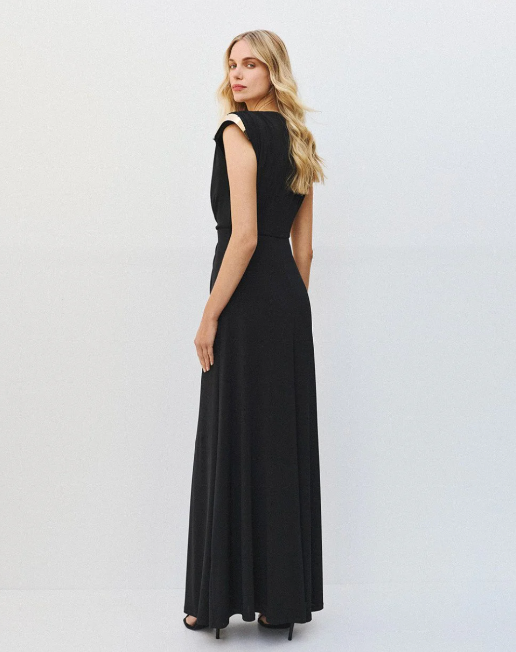 Raven Black Knot & Slit Dress