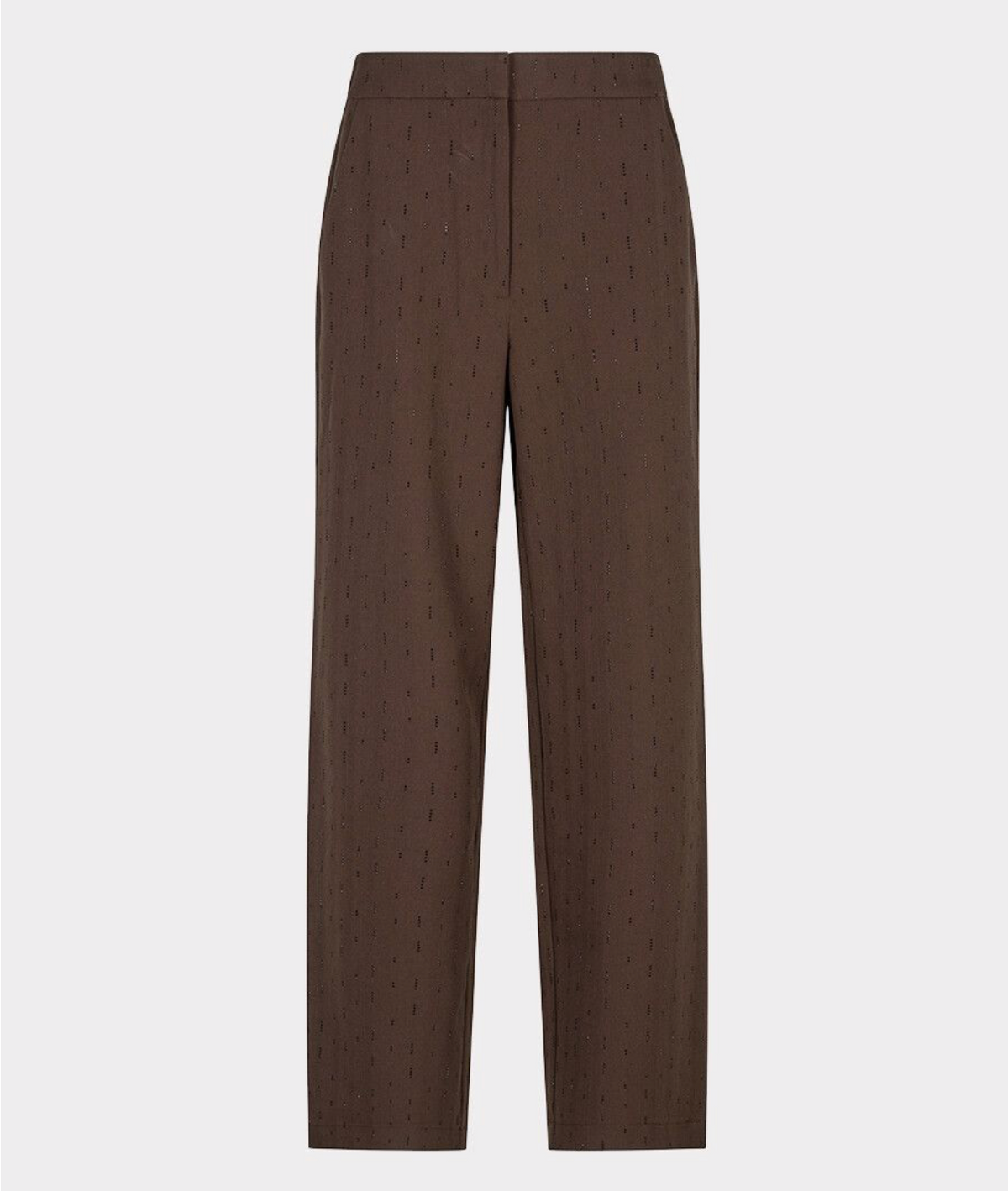 Harriet Brown Rhinestone Wide-Leg Trousers