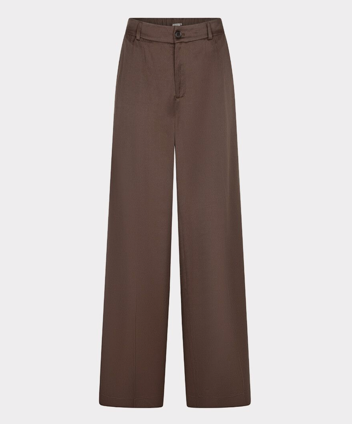 Lucy Coffee Satin Trousers