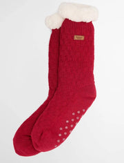 Barbour Cable Knit Lounge Socks