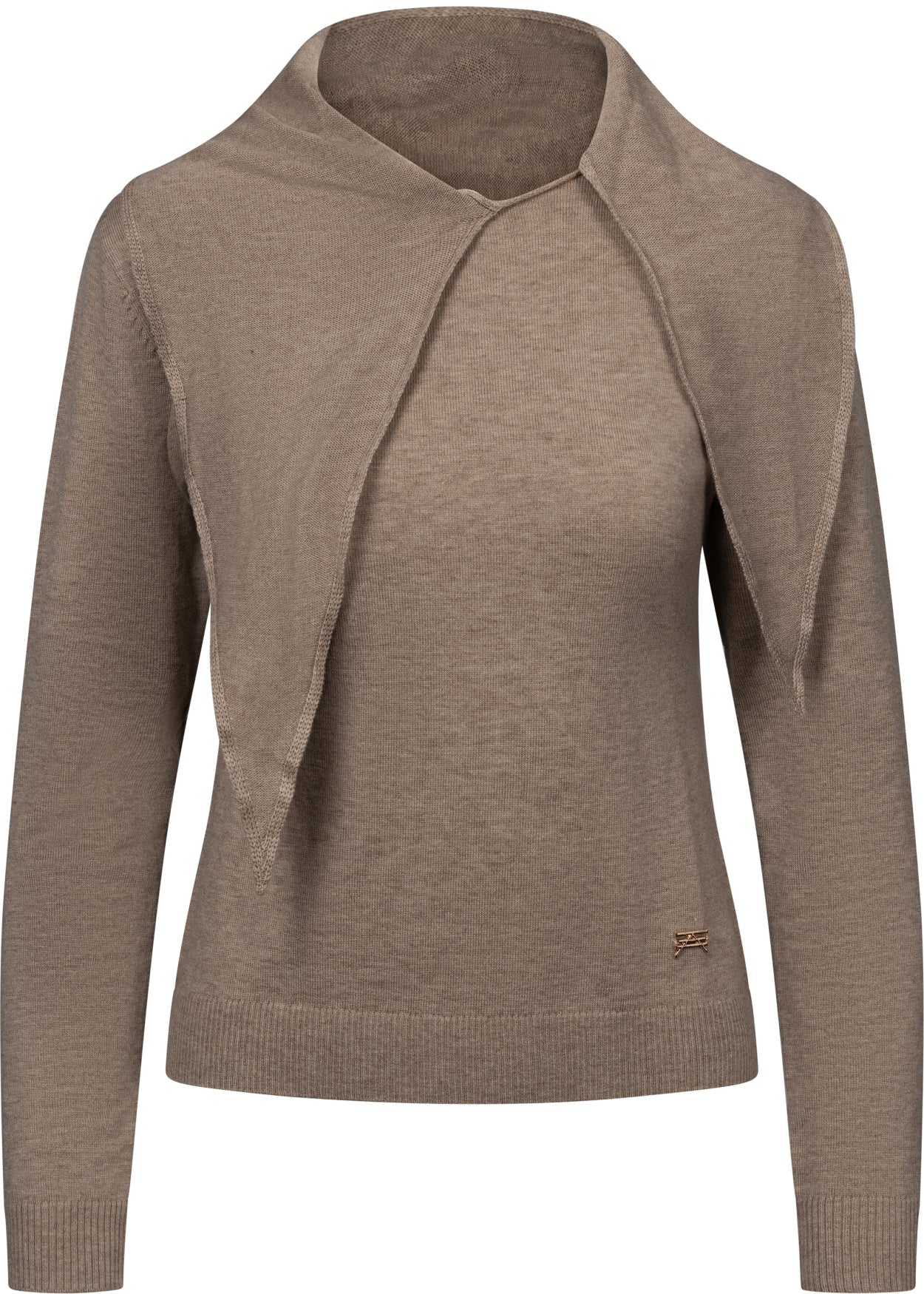 Suus Beige Knit Top