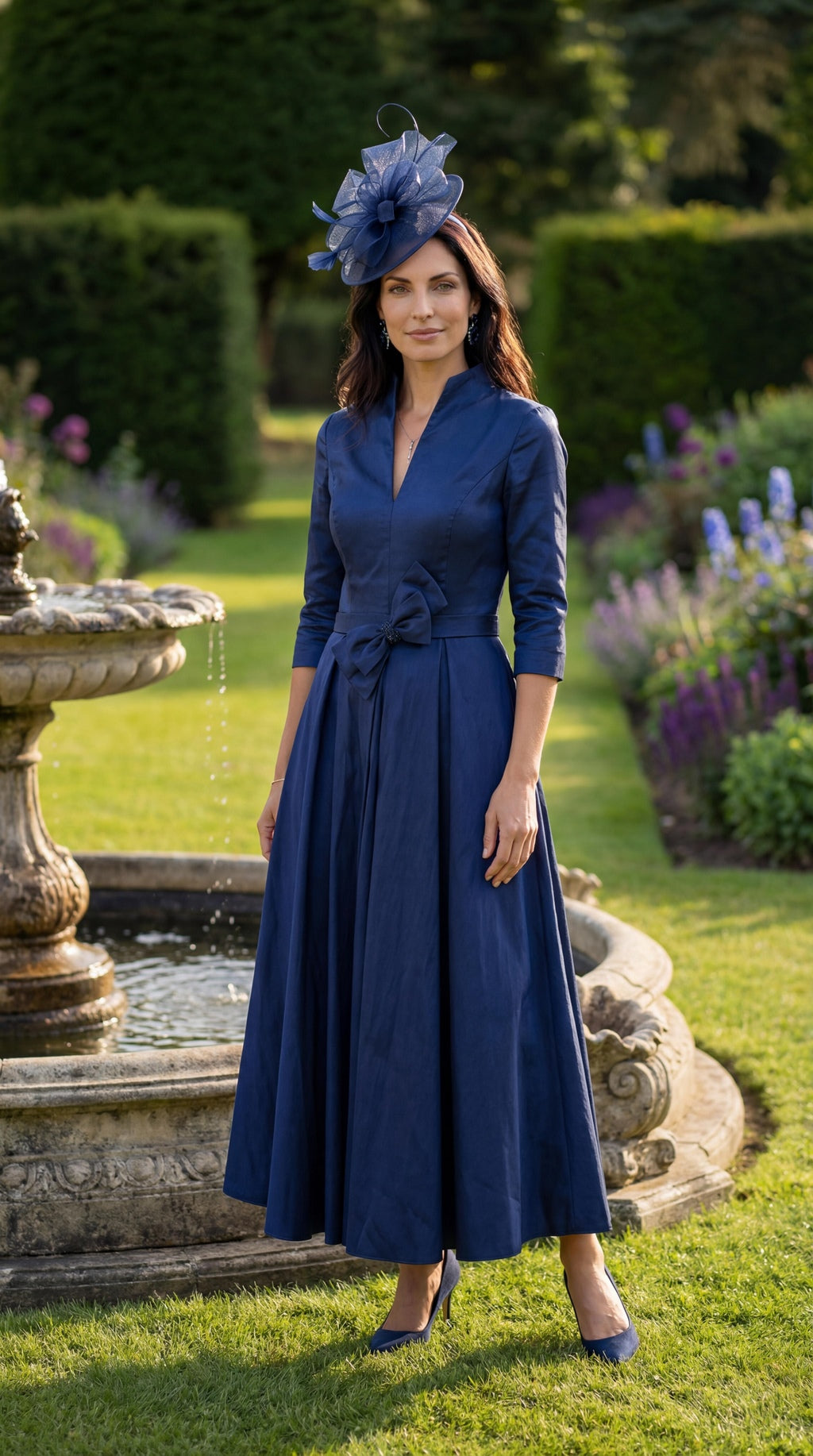 Alaya Navy Blue Dress