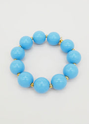 Sky Blue Beaded Bracelet
