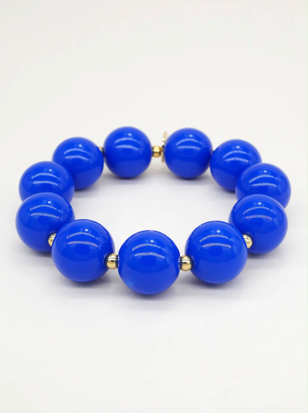 Royal Blue Beaded Bracelet