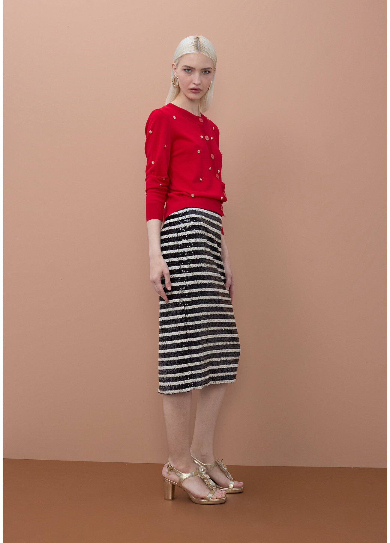Kaia Red Cardigan