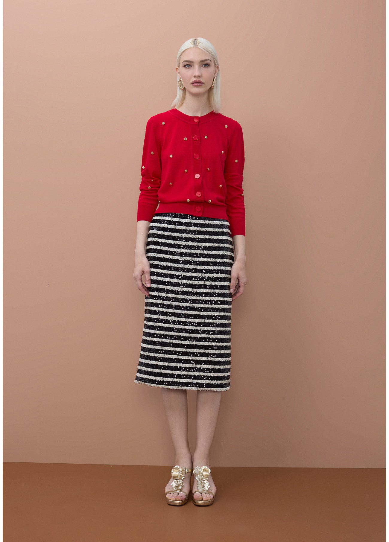 Kaia Red Cardigan