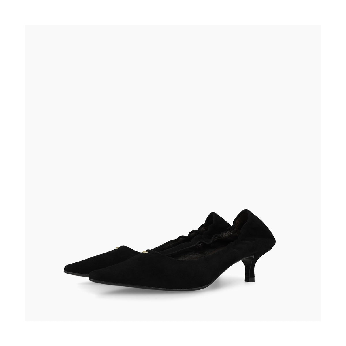 Lodi Chanty Black Kitten Heel