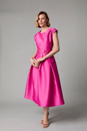 Grace Pink Pleated Dress