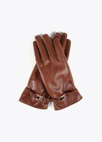 Lola Casa  Ava Brown Logo Glove