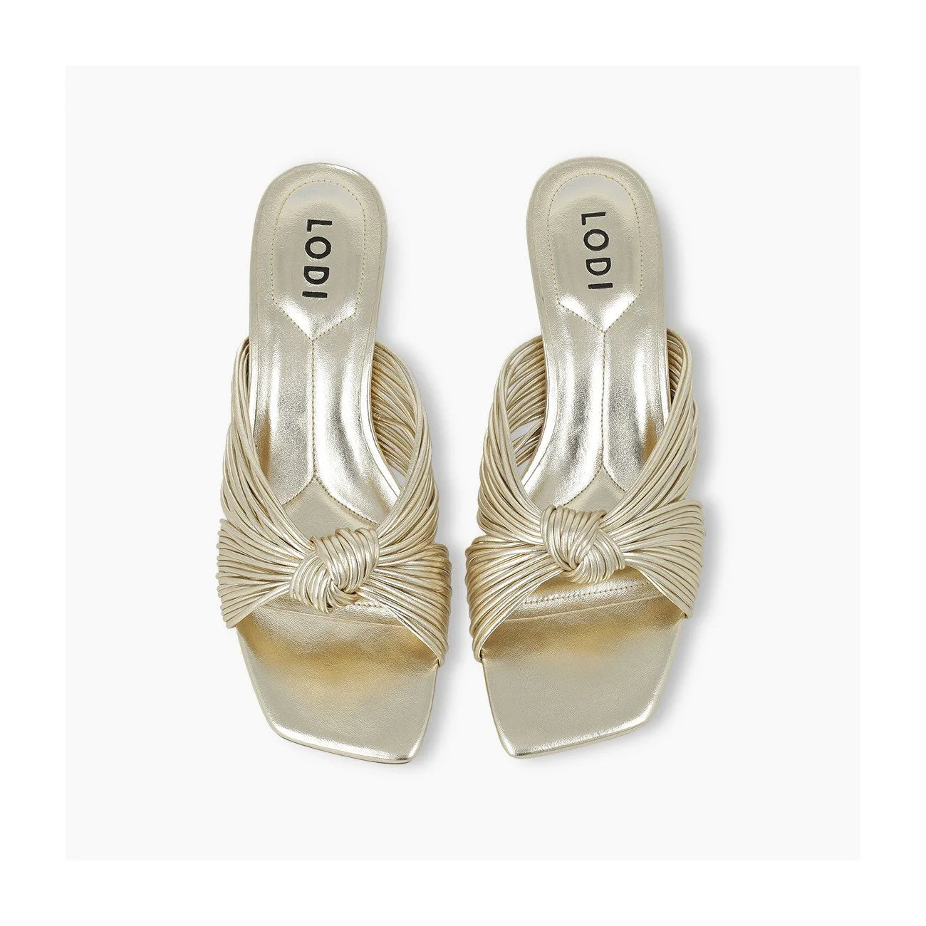 Lodi Adenia Gold Low Heel