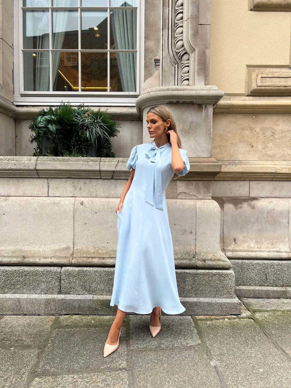 AndTate Sky Blue Carolina Dress