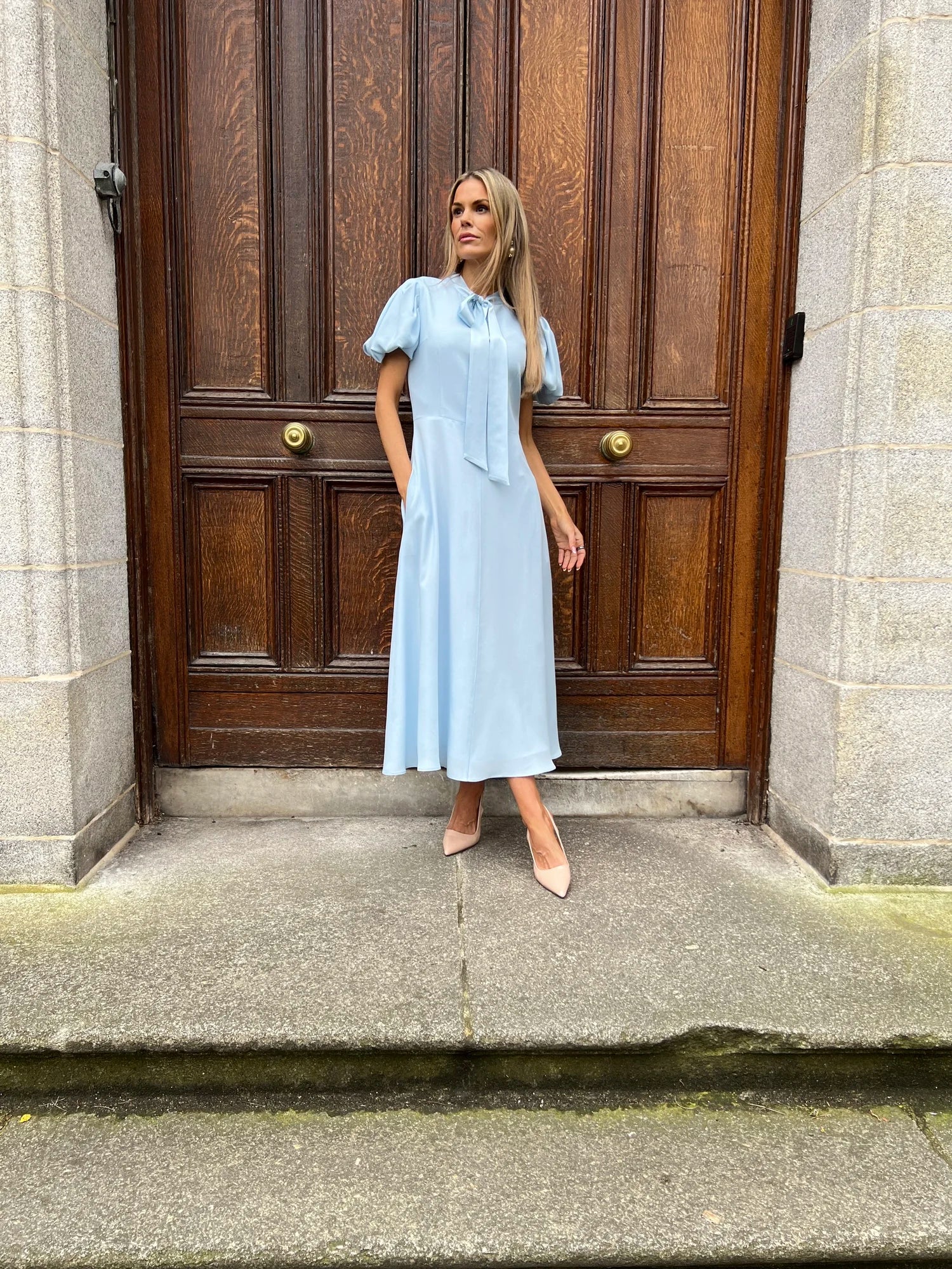AndTate Carolina Sky Blue Dress