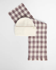 Kemora Truffle Beanie and Scarf Gift Set