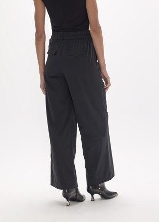 Cleo Black Wide-Leg Trouser