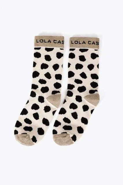 Dune Animal/Spot Printed Sock Pair