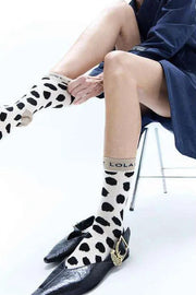 Dune Animal/Spot Printed Sock Pair