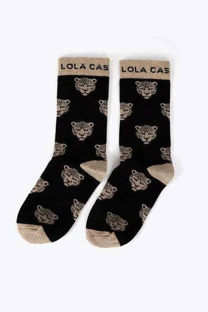 Dune Animal/Spot Printed Sock Pair