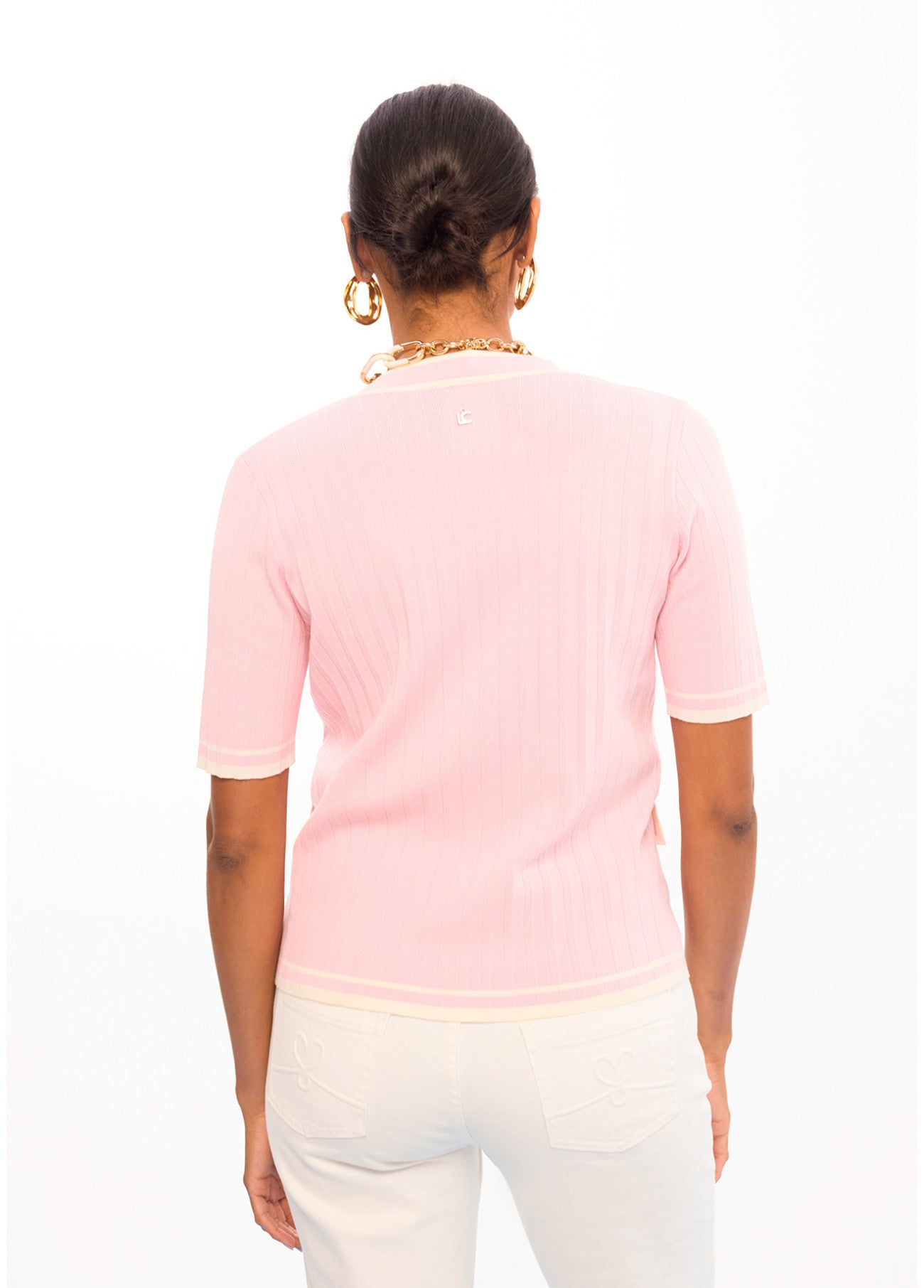 Cathy Pink Cardigan Top