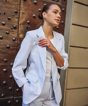 Sky  Light Blue Blazer