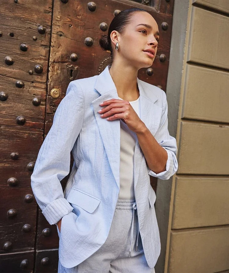 Sky  Light Blue Blazer
