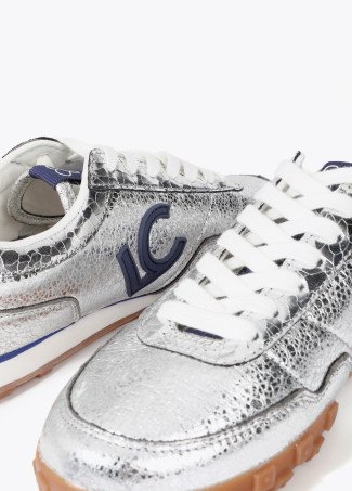 Metalic Silver Trainers