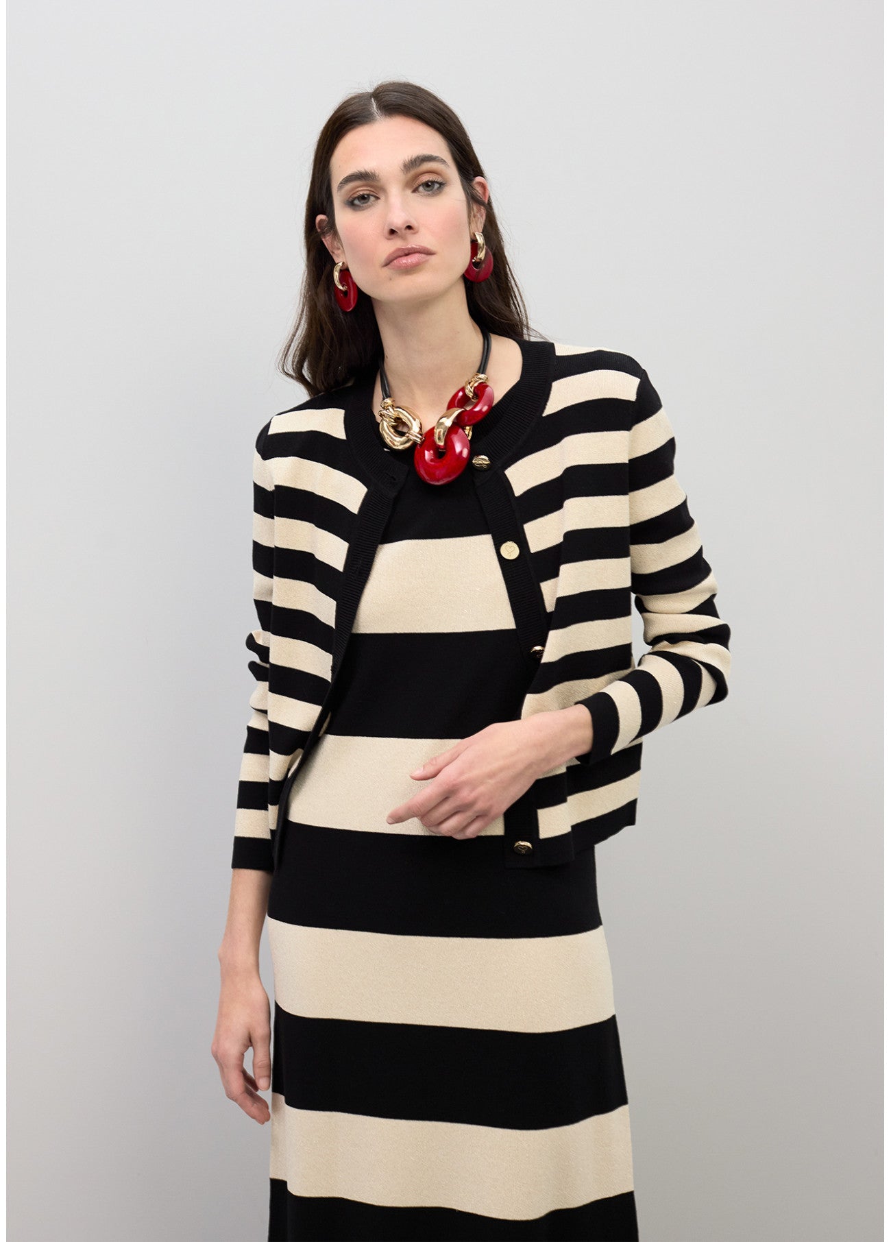 Blair Striped Cardigan