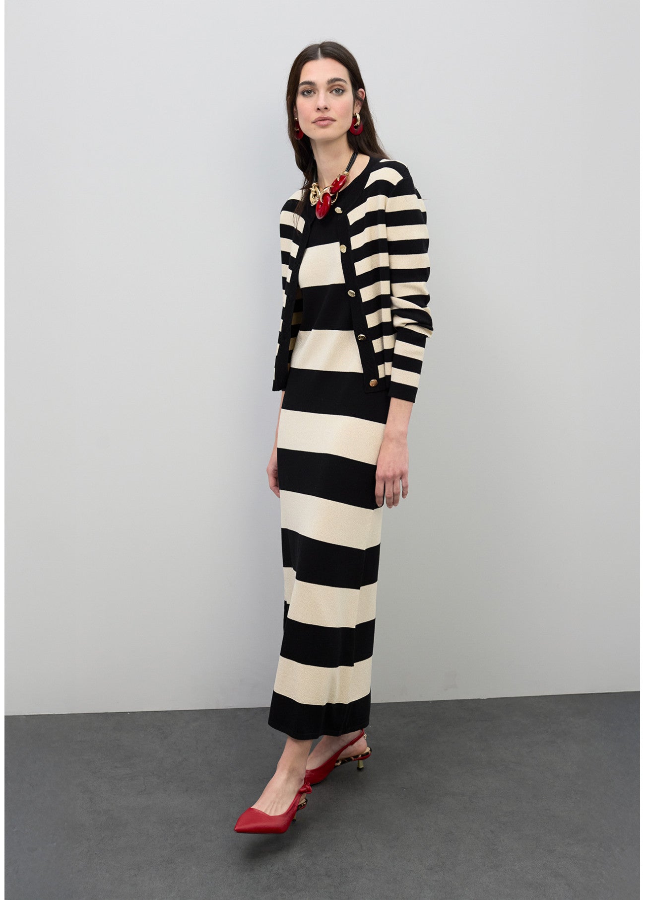 Blair Striped Cardigan
